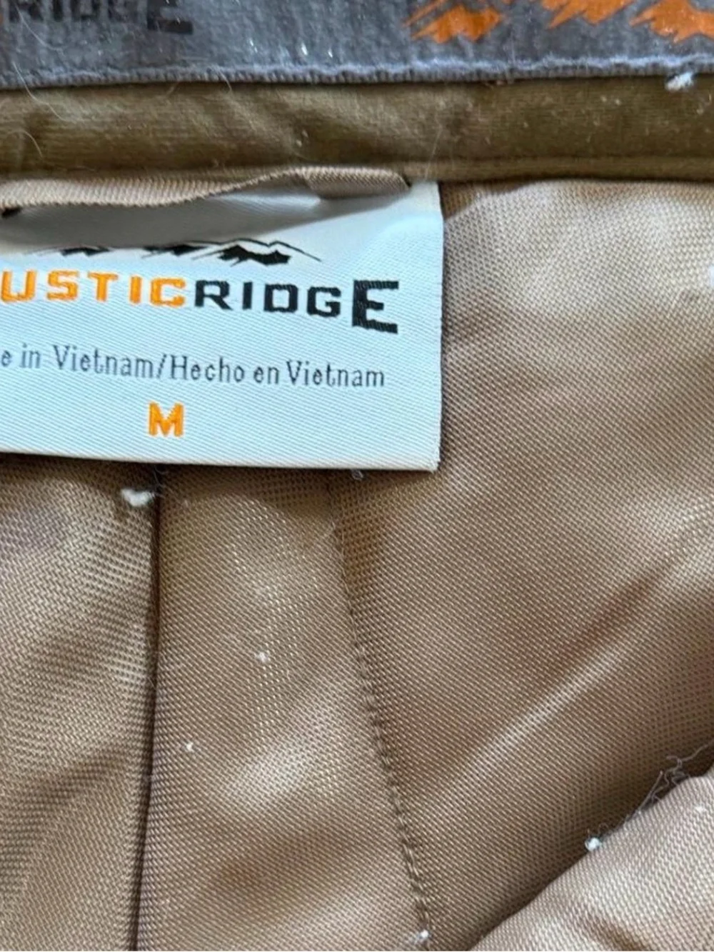 Youth Hunting Waterproof Insulated Camouflage Cargo Pants 10/12 - Brown/Olive